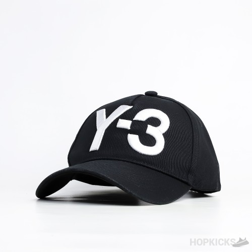 Y-3 Logo Black Cap